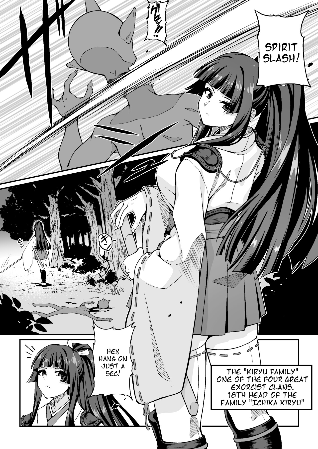 Hentai Manga Comic-The Master Demon Exorcist Doesn't Succumb to Tentacle Demon-Read-3